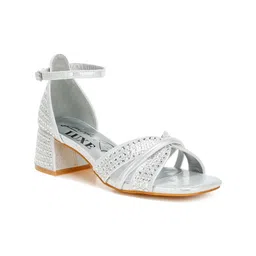 London Rag Embellished Block Sandals-57