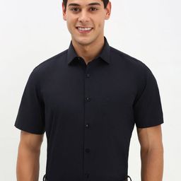 Allen Solly Men Spread Collar Solid Cotton Slim Fit Formal Shirt-image-89