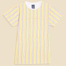 Allen Solly Junior Boys Striped Round Neck T-shirt-image-49