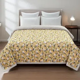 IVAZA Gold AC Room Double Bed Microfibre Comforter-image-79