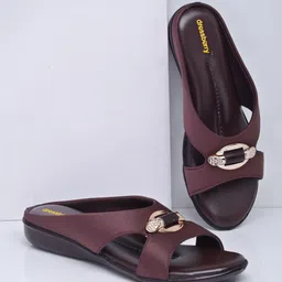 DressBerry Women Solid Open Toe Flats-image-61