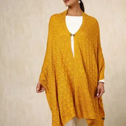Soch Womens Acrylic Woven Design Shawl-image-87