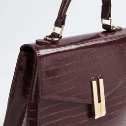 CODE by Lifestyle Women Textured Structured Handheld Bag image 5