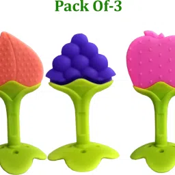 Fruit Shape Silicone Teethers Soft Stick Chews Nibbler for Baby Dental Care Teether-picture-1