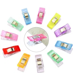 Swing Clips Multicolor for Sewing Craft Clamps, Crafting, Crochet and Knitting - 30 PCS Knitting Pin-28