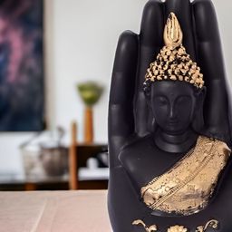 SkyKey Black Buddha Idol Showpiece-image-27