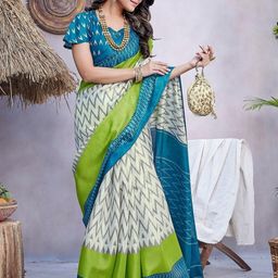 Lookmark Ethnic Motifs Art Silk Kanjeevaram Saree-picture-20