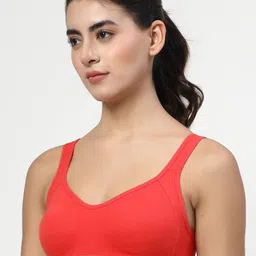 LILY Strops555 Pack of 3 Full Coverage Seamless Non Padded Sports Bra image 2