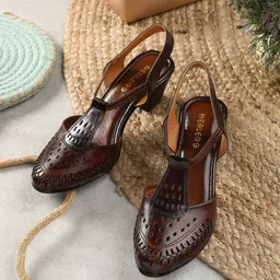 Liberty High-Top Block Sandals with Buckles-41