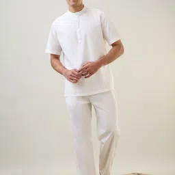 SleepZ by Raymond Men Pure Cotton Night suit-image-3