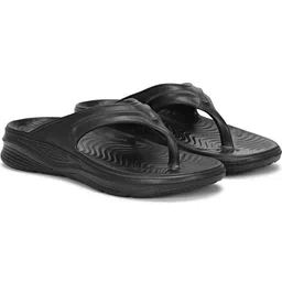 RIFOF Men Black PU Flip Flops-picture-14