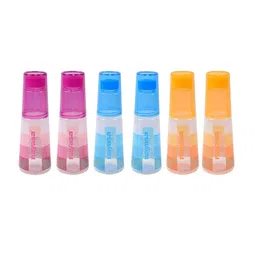 Nayasa Multicoloured Set of 6 Plastic Water Bottle-8