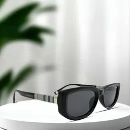 ZAADRAN Unisex Rectangle Sunglasses with Polarised and UV Protected Lens-48