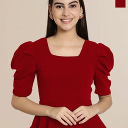 Tromko Puff Sleeve Top-picture-41