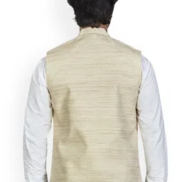 Authentics Woven Design Nehru Jackets image 5