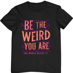 TeeSlix Unisex Black Tshirts-image-89