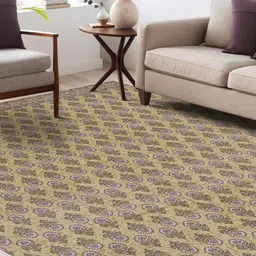Kaleen India Lime Green Polyester Carpets-picture-1