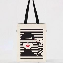 the sack co White Canvas Tote Bag-image-46