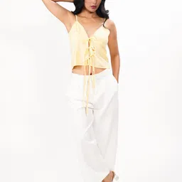 Zink London Women Shoulder Straps Tie-Ups Top-image-20