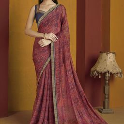 Panzora Paisley Printed Poly Chiffon Saree-picture-37