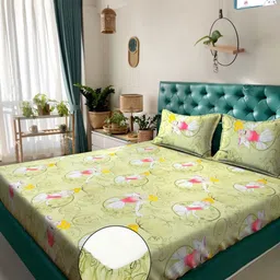 Myntra Elegant Homes Cartoon Characters Printed 400 TC King Bedsheet with 2 Pillow Covers-image-28