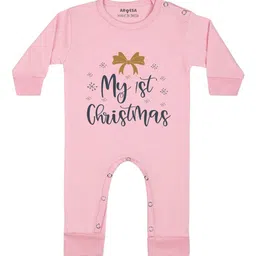 Arvesa My First Christmas Printed Bodysuit-image-89