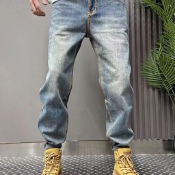StyleCast Men Straight Fit Heavy Fade Jeans-image-46