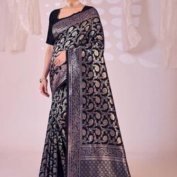 Moda Rapido Woven Design Zari Silk Cotton Kanjeevaram Saree-picture-41