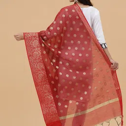 BAESD Woven Design Dupatta with Zari-picture-3