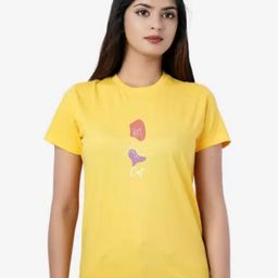 Moda Rapido Women Graphic Printed Round Neck Cotton T-shirt-image-117