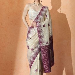 SARHA Woven Design Zari Pure Silk Banarasi Saree-image-15