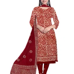 Farooq Dyeing Abstract Printed Pure Cotton Unstitched Dress Material-image-32