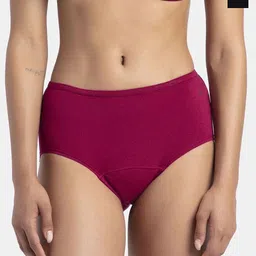 Jockey Pack of 2 Cotton Period Panty with Leak Proof Inner Absorbent Layer-SW05-image-23