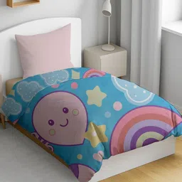 HOME PLUS STUDIOS Blue Cartoon Characters Mild Winter 150 GSM Breathable Single Bed Dohar-picture-13
