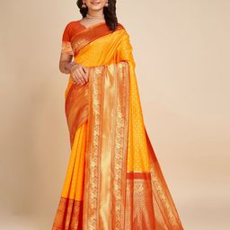 bigben textile Woven Design Zari Banarasi Saree-image-92