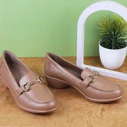 Mochi Women Slip-On Western Embellished Loafers-image-18