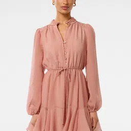 Forever New Women Striped Fit & Flare Mini Dress-image-97
