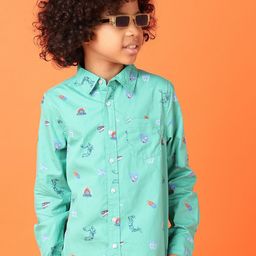 V-Mart Boys Opaque Printed Casual Shirt-image-36