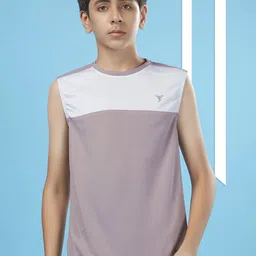 Technosport Boys Colourblocked UPF50 Slim Fit T-shirt-image-81