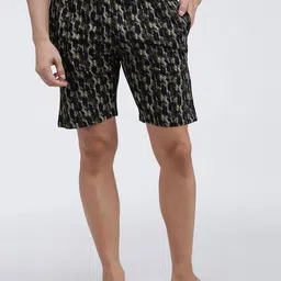 AMUL COMFY Men Printed Mid-Rise Cotton Shorts-image-8
