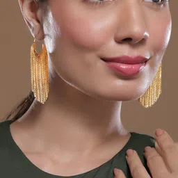Rubans 18K Gold-Plated Classic Drop Earrings-11
