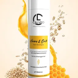 CALVEO Professional For Dry & Damaged Ph Balance Hair Honey & Oats Hair Shampoo - 300 ml-41