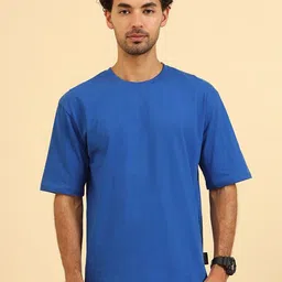 UNIQSOME Men Pure Cotton Raw Edge T-shirt-picture-8
