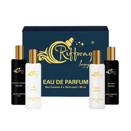 riffway Set Of 4 Peaceful Summer- Cube- The King- Venus Eau De Parfum- 20 ml Each-22