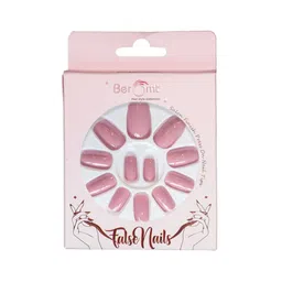 BEROMT Set Of 16 Salon Finish Press On Nail Tip With Application Kit - 455-12