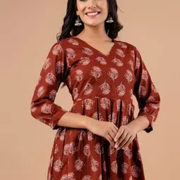 Rangunwomen Floral Print Top-picture-34