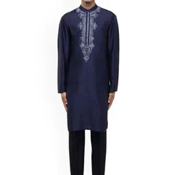 SDS By Kushal Shah Men Printed Regular Kurta with Trousers-picture-51