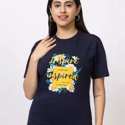 PYRO SPIRIT Women Typography Printed Round Neck T-shirt-picture-11