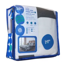The Happy Pod Grey Microfiber AC Room 80 GSM Double Bed Dohar-image-96