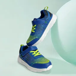 Hopits Boys Mesh Round Toe Sneakers-14